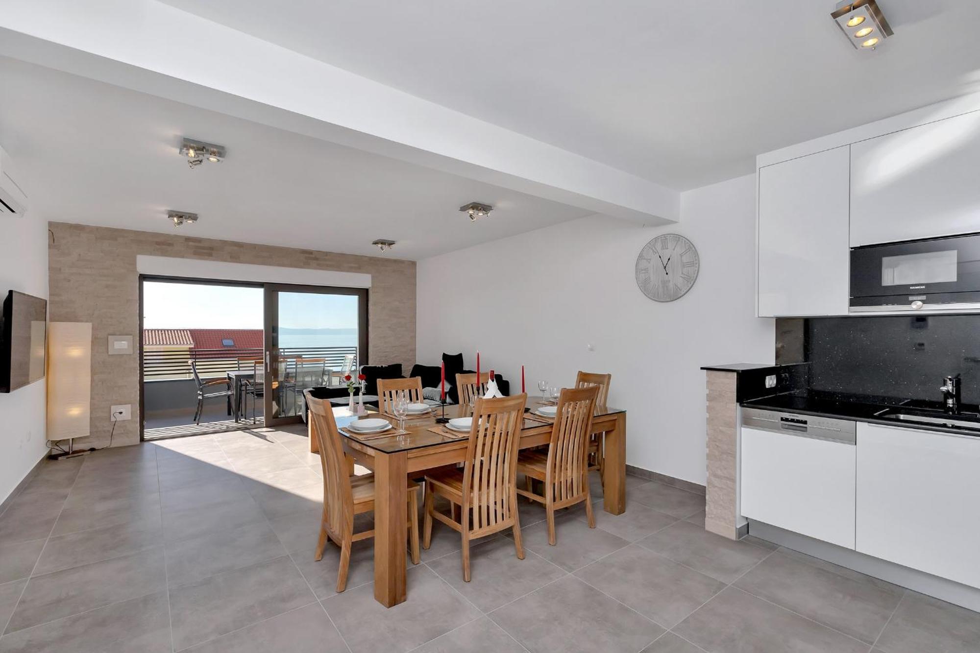 Luxury Apartment Sidro With Free Beach Parking マカルスカ エクステリア 写真