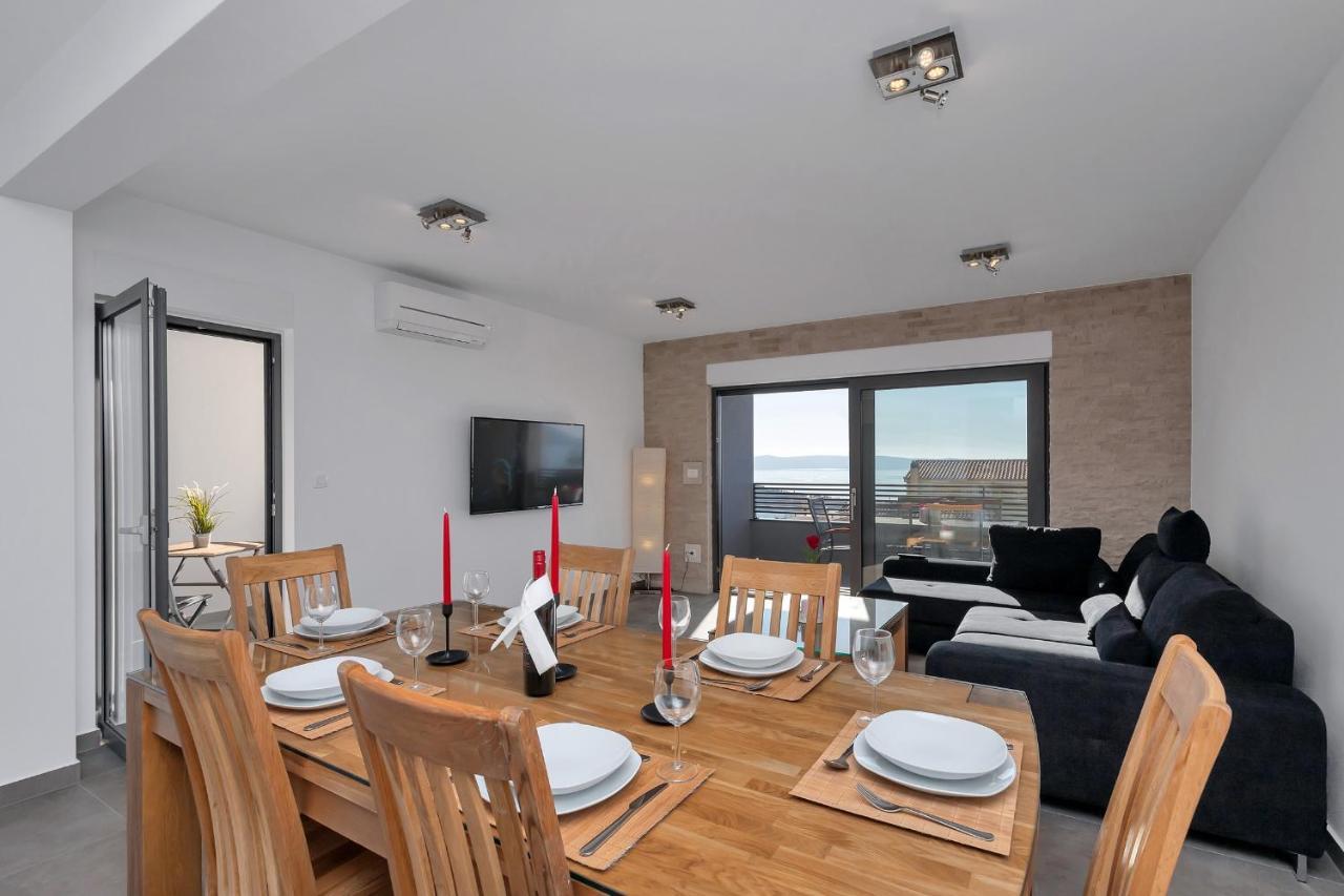 Luxury Apartment Sidro With Free Beach Parking マカルスカ エクステリア 写真